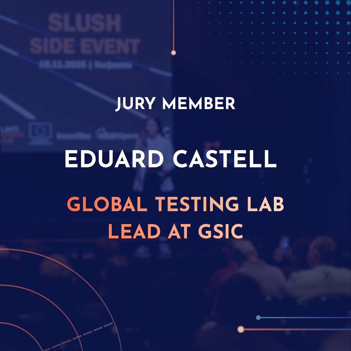 Jury member Eduard Castell