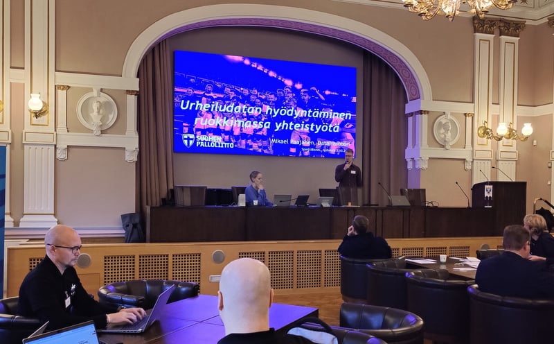 Urheiludata vauhdittaa yhteistyötä ja kehitystä