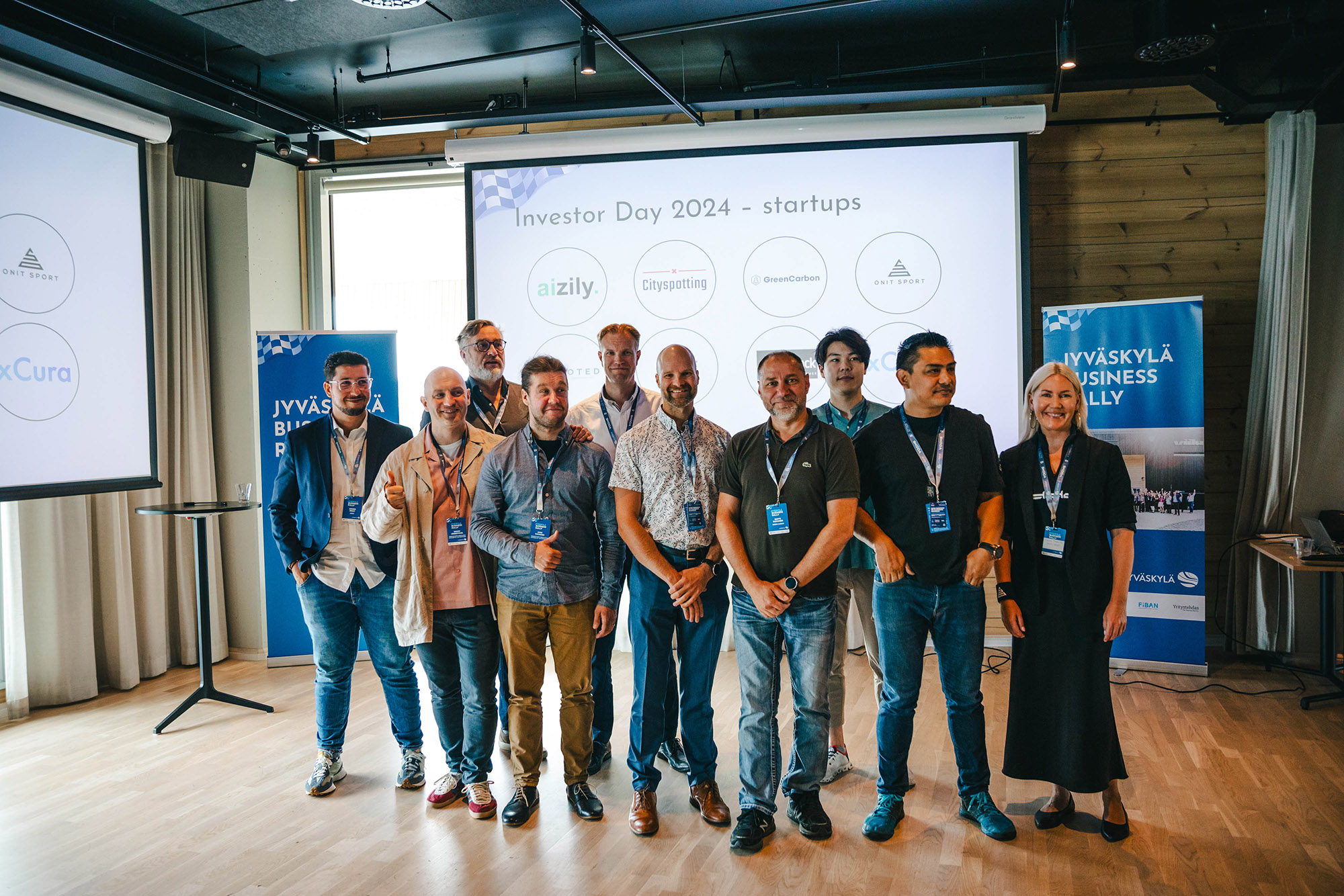 Startup entrepreneurs in Investor Day 2024